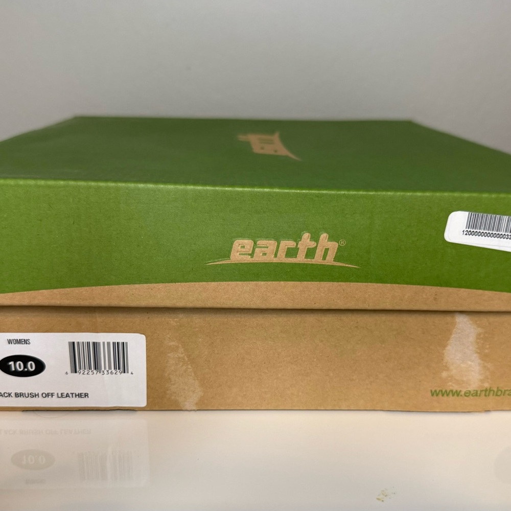 Earth Black Leather Boots - Picture 9 of 10